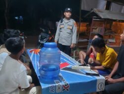 Polsek Muara Dua Ajak Remaja Jauhi Balap Liar dan Pergaulan Negatif Saat Patroli Malam