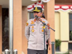Kapolres Lhokseumawe Pimpin Apel, Apresiasi Personel atas Suksesnya Pengamanan HUT RI ke-80