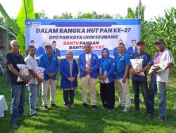 Sambut HUT ke 27, DPD PAN Lhokseumawe Bagi Pangan untuk Rakyat