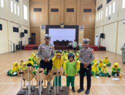 Polisi Sahabat Anak, Satlantas Polres Lhokseumawe Tanamkan Tertib Lalu Lintas Sejak Dini