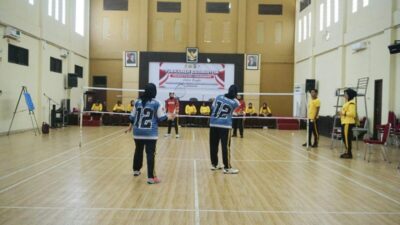Turnamen Bulutangkis Meriahkan Peringatan HUT Polwan ke-77 di Polres Lhokseumawe