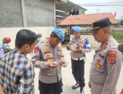 Propam Polres Lhokseumawe Gelar Gaktiblin di Jajaran Polsek, Tekankan Kedisiplinan Personel