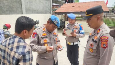Propam Polres Lhokseumawe Gelar Gaktiblin di Jajaran Polsek, Tekankan Kedisiplinan Personel