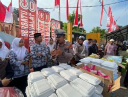 Satlantas Polres Lhokseumawe Gelar Jumat Barokah, Bagikan Sembako dan Edukasi Tertib Lalu Lintas