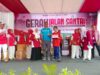 Wakapolres Lhokseumawe Hadiri Gerak Jalan Santai Dies Natalis STIKES Darussalam