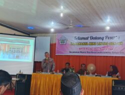 Kapolsek Muara Dua Hadiri Lokakarya Mini Lintas Sektor UPTD Puskesmas Muara Dua
