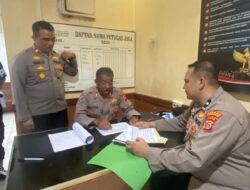 Tim Siwas Polres Lhokseumawe Laksanakan Audit Kinerja ke Polsek Muara Satu