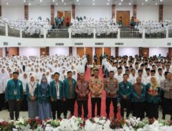 Kasat Binmas Polres Lhokseumawe Sampaikan Materi Penegakan Hukum kepada Mahasiswa UIN Sultanah Nahrasyiah