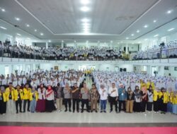 Kapolres Lhokseumawe Tanamkan Jiwa Nasionalisme dan Bela Negara kepada 1.641 Mahasiswa Baru Politeknik Negeri Lhokseumawe