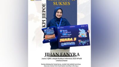 Mahasiswa KPI UIN Sultanah Nahrasiyah Raih Juara 3 QRIS Jelajah Budaya Indonesia 2025