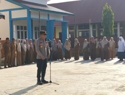 Kapolsek Syamtalira Bayu Jadi Pembina Upacara, Tekankan Pentingnya Mental dan Moral bagi Pelajar
