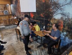 Polsek Muara Batu Gelar Patroli Dialogis, Kapolres Lhokseumawe Tekankan Pentingnya Kewaspadaan
