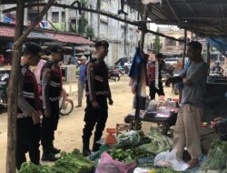 Polres Lhokseumawe Kawal Aktivitas Pasar, Warga Merasa Lebih Nyaman