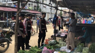 Polres Lhokseumawe Kawal Aktivitas Pasar, Warga Merasa Lebih Nyaman
