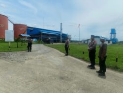 Sat Pamobvit Polres Lhokseumawe Gelar Patroli Objek Vital di PT Satya Agung