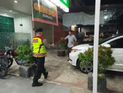 Polsek Blang Mangat Gelar Patroli Dialogis, Cegah Gangguan Kamtibmas di Malam Hari