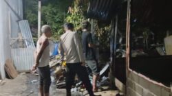 Polisi Datangi TKP Kebakaran Rumah Warga di Muara Batu, Pastikan Situasi Aman