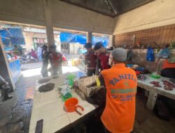 Polres Lhokseumawe Gelar Patroli Rutin di Pasar, Cegah Gangguan Kamtibmas