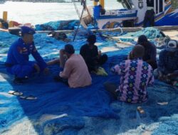 Sat Pol Airud Polres Lhokseumawe Ingatkan Nelayan PPI Pusong Lama untuk Aktif Jaga Kamtibmas