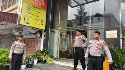 Sat Pamobvit Polres Lhokseumawe Patroli Sejumlah Hotel, Pastikan Keamanan Tamu dan Pengunjung