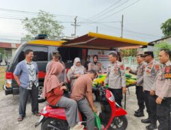 Polres Lhokseumawe Hadirkan Beras Murah, Warga Batupat Barat Antusias