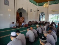 Doa Bersama di Polres Lhokseumawe, Personel Mohon Keselamatan dan Kelancaran Tugas