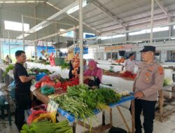 Polsek Samudera Patroli Dialogis, Pedagang Pasar Tradisional Rasakan Rasa Aman