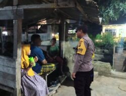 Patroli Humanis Polsek Muara Dua Cegah Gangguan Kamtibmas di Malam Hari