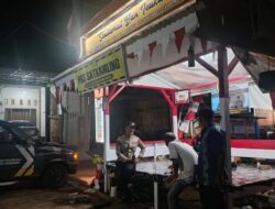 Polsek Banda Sakti Sambangi Satkamling, Ajak Warga Bersinergi Jaga Kamtibmas