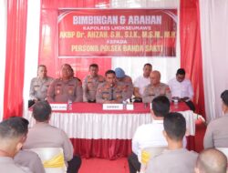 Kapolres Lhokseumawe Lakukan Kunjungan Kerja ke Polsek Banda Sakti