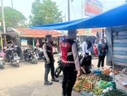 Polres Lhokseumawe Intensifkan Patroli di Pasar Tradisional, Cegah Aksi Kejahatan Sejak Dini