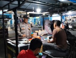 Polsek Syamtalira Bayu Intensifkan Patroli Malam, Ajak Warga Bersinergi Jaga Kamtibmas