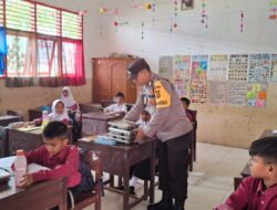 Polsek Muara Dua Monitoring Program Makan Bergizi Gratis untuk Ribuan Siswa dan Kelompok B3