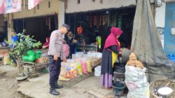 Polsek Nisam Intensifkan Patroli Humanis di Pasar Tradisional, Antisipasi Aksi Kriminalitas