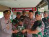 Kapolsek Muara Batu Beri Kejutan Kue Ulang Tahun untuk Koramil 04, Wujud Soliditas TNI–Polri di Hari Jadi TNI ke-80