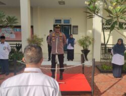Kasat Binmas Polres Lhokseumawe Jadi Irup Apel di Mahkamah Syar’iyah, Ajak Pegawai Waspadai Narkoba dan Judi Online