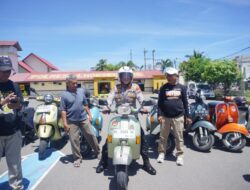 Satlantas Polres Lhokseumawe Gandeng Komunitas Bikers, Wujudkan Keselamatan Berlalu Lintas Lewat Kopdar dan Safety Riding