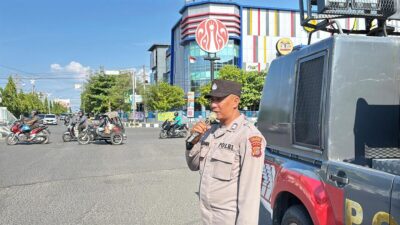 Sat Binmas Polres Lhokseumawe Sapa Warga, Ajak Patuhi Syariat Islam dan Jaga Ketertiban Kota
