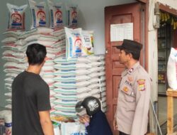 Cegah Penimbunan dan Gangguan Kamtibmas, Polsek Banda Sakti Sambangi Pedagang Pasar Inpres