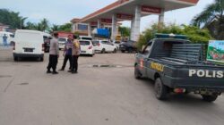 Personel Polsek Muara Dua Antisipasi Antrian BBM dan Amankan Arus Lalu Lintas di SPBU Sawang Keupeula Cunda