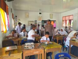 Polisi Kawal Pendistribusian Makan Bergizi Gratis untuk Sekolah di Muara Satu