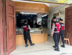 Patroli Kota Presisi Satsamapta Polres Lhokseumawe Ciptakan Rasa Aman di Tengah Aktivitas Warga