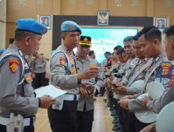 Propam Polda Aceh Gelar Gaktiplin di Polres Lhokseumawe, Pastikan Personel Tertib dan Profesional