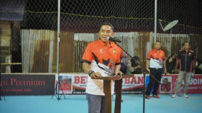 Kapolres Lhokseumawe Buka Turnamen Voli Kapolres Cup 2025 di Nisam: Kobarkan Semangat Pemuda dan Sportivitas