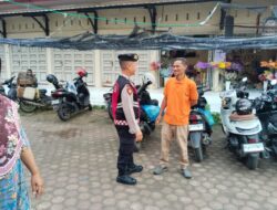 Polisi Patroli Pasar Tradisional, Pastikan Aktivitas Jual Beli Bebas Premanisme dan Pungli