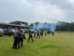 Polres Lhokseumawe Gelar Pelatihan Penembak Gas Air Mata di Mako Brimob Jeulikat