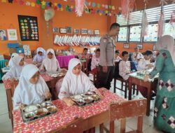 Polsek Muara Dua Monitoring Penyaluran Program Makan Bergizi Gratis di Sejumlah Sekolah dan Posyandu