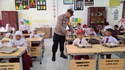 Polsek Muara Dua Monitoring Program Makan Bergizi Gratis BGN untuk Ribuan Siswa dan Kelompok B3 di Lhokseumawe