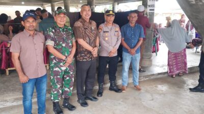Pemilihan Geuchik Gampong Sawang Dikawal Ketat Personel Polsek Samudera