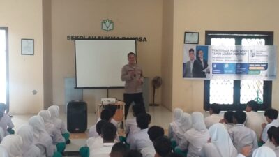 Polsek Muara Dua Laksanakan Sosialisasi Penerimaan Murid Baru SMA Kemala Taruna Bhayangkara